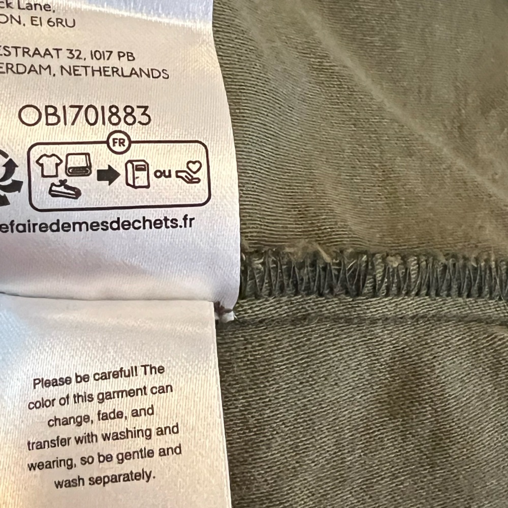 Anthropologie Pilcro Embroidered Cropped Utility Jacket- Sz. L NWT - Picture 9 of 15